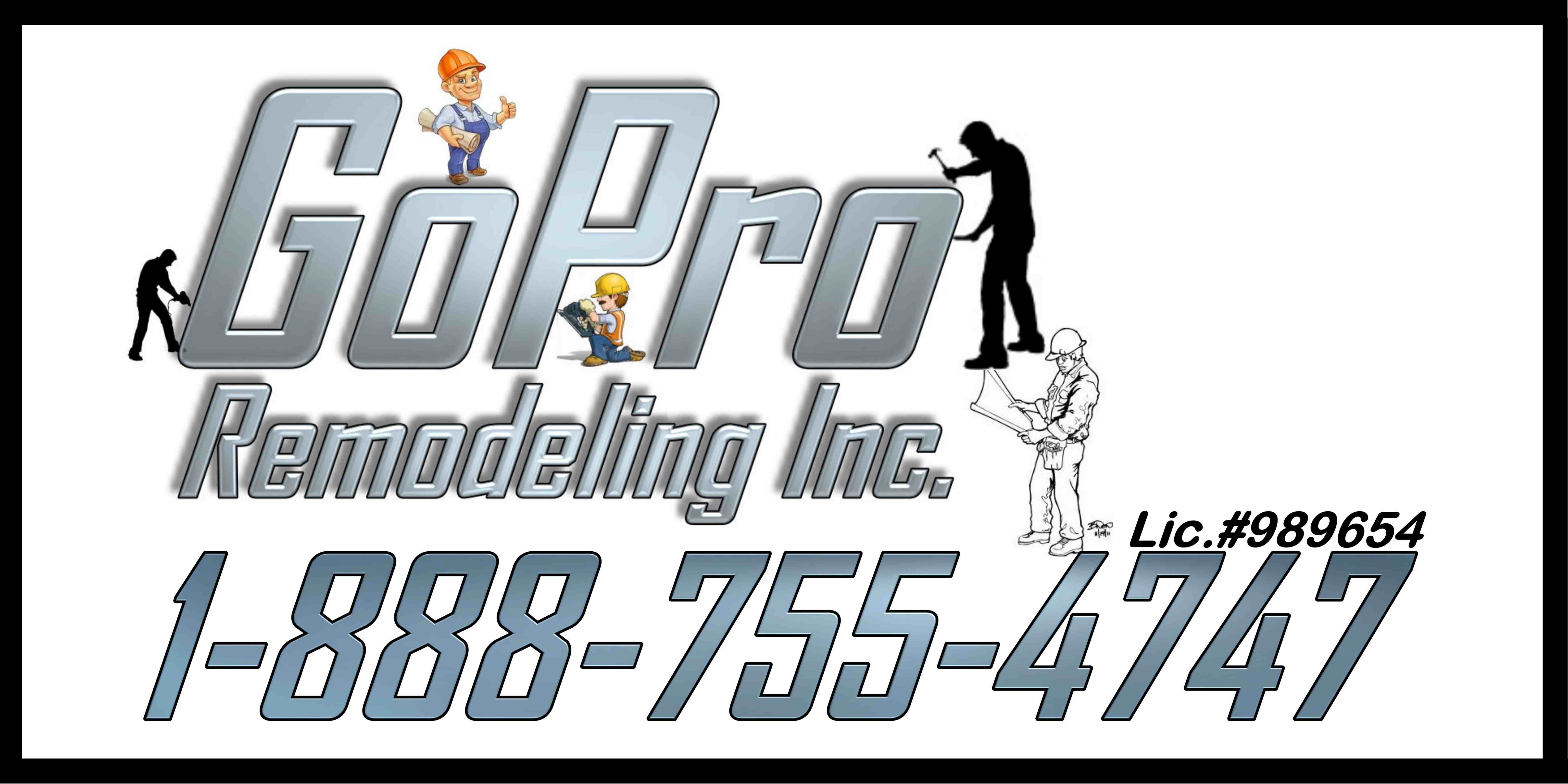 Logo for GoPro Remodeling Inc.