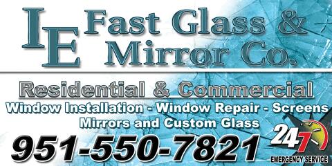 IE Fast Glass & Mirror Co. logo