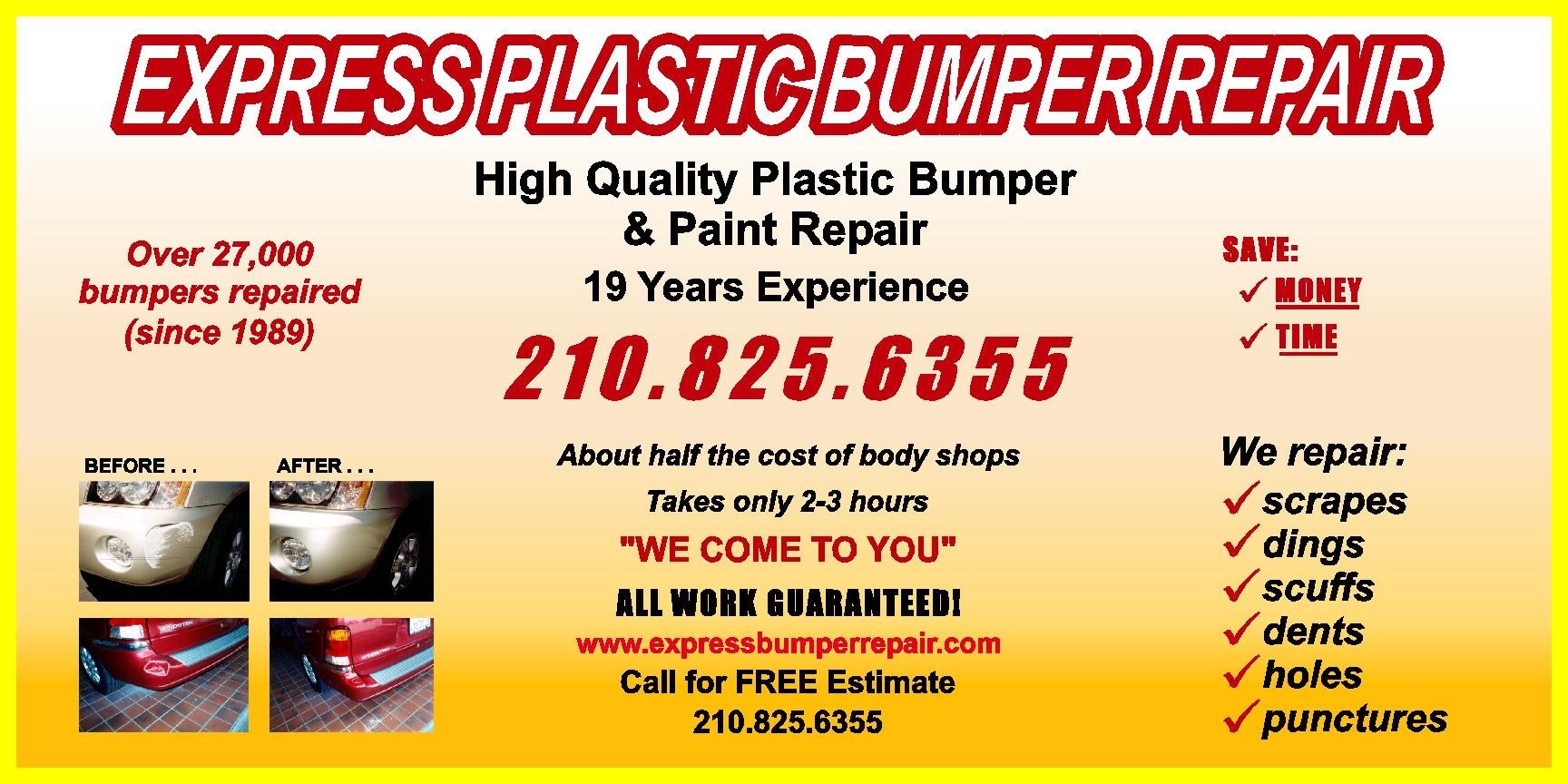 Logo for Express Plastic Bumper Repair