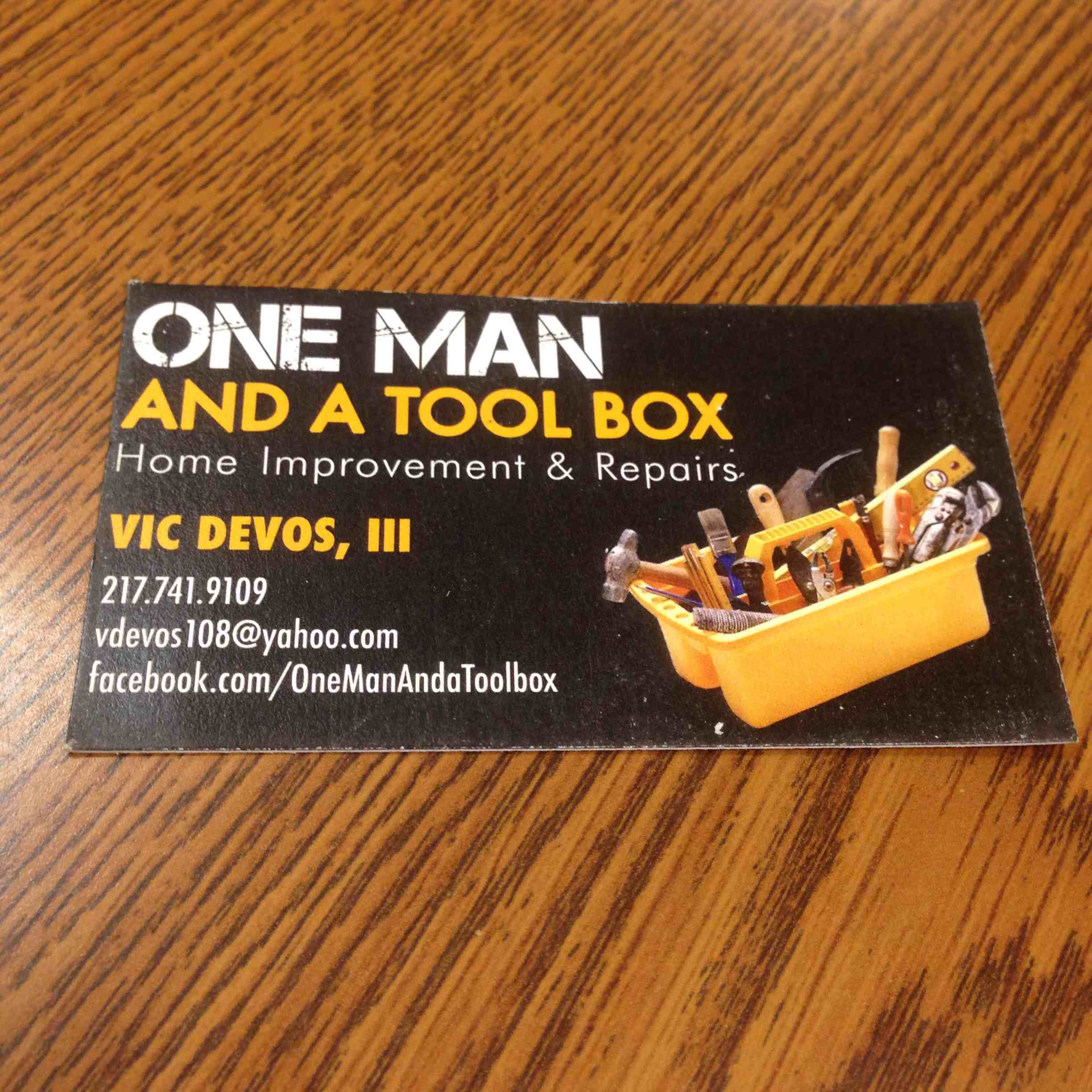 One Man And A Tool Box logo