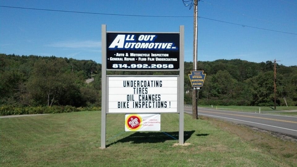 All Out Automotive logo