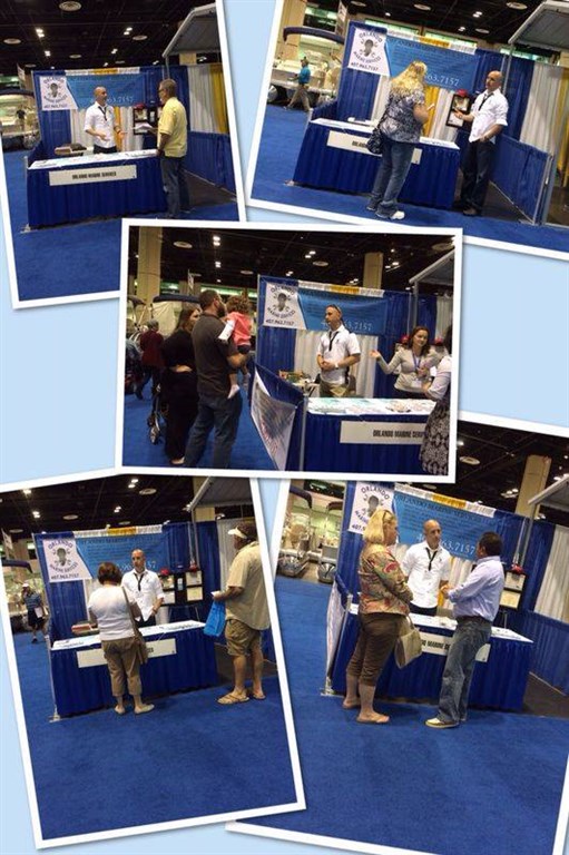 2014 OMS Boat Show Booth