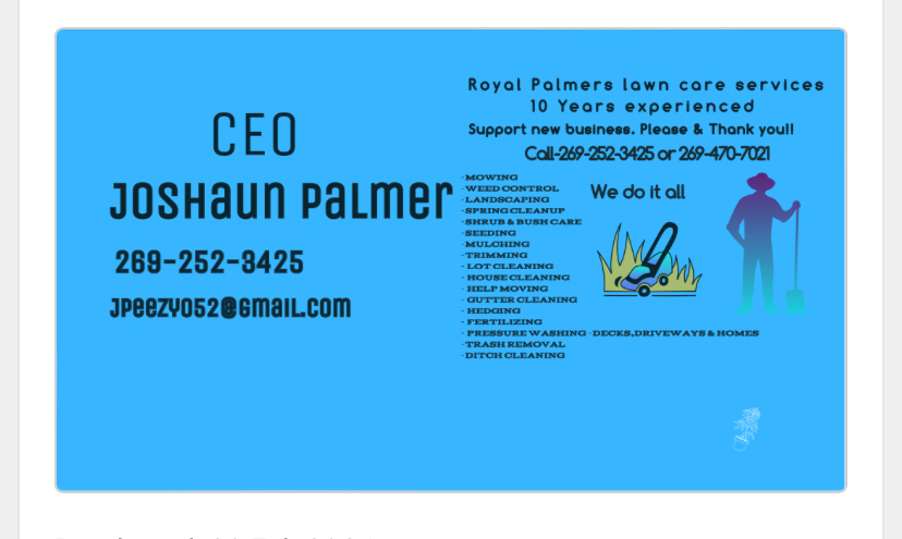 Avatar for Royal Palmers lawn care