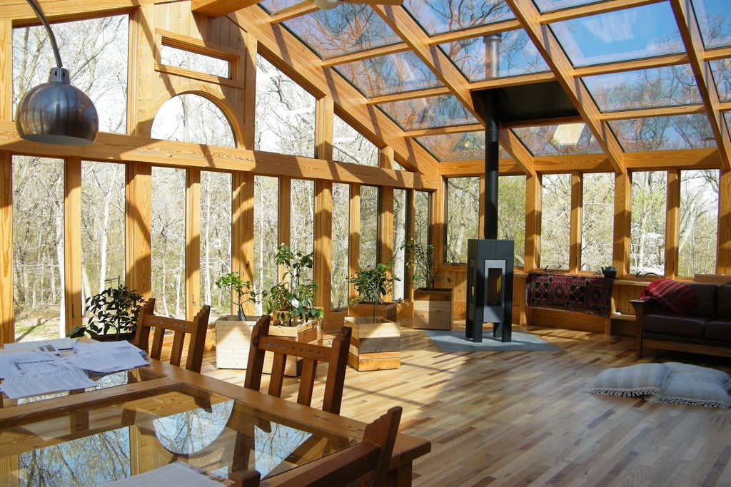 Custom System 8 Wood Sunroom
