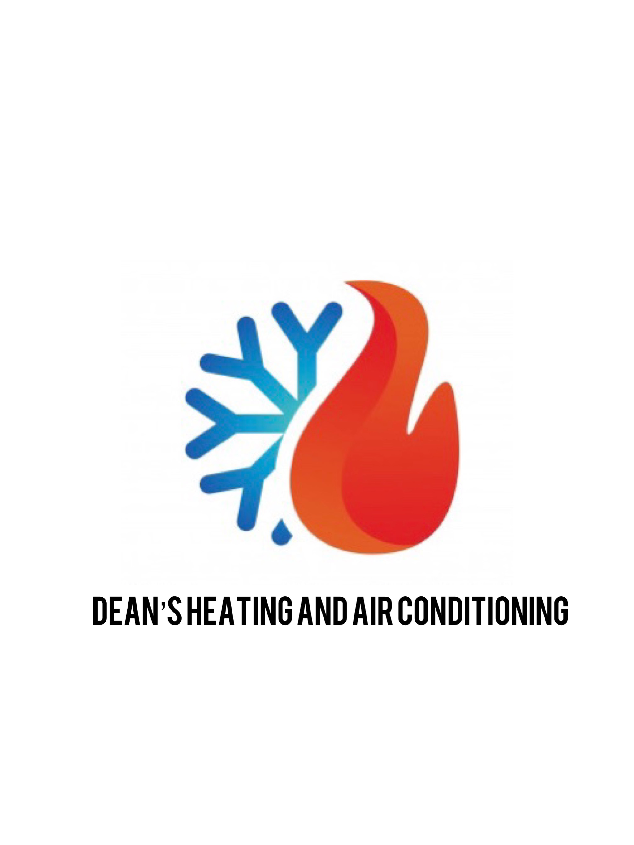 Dean's heating and air conditioning logo