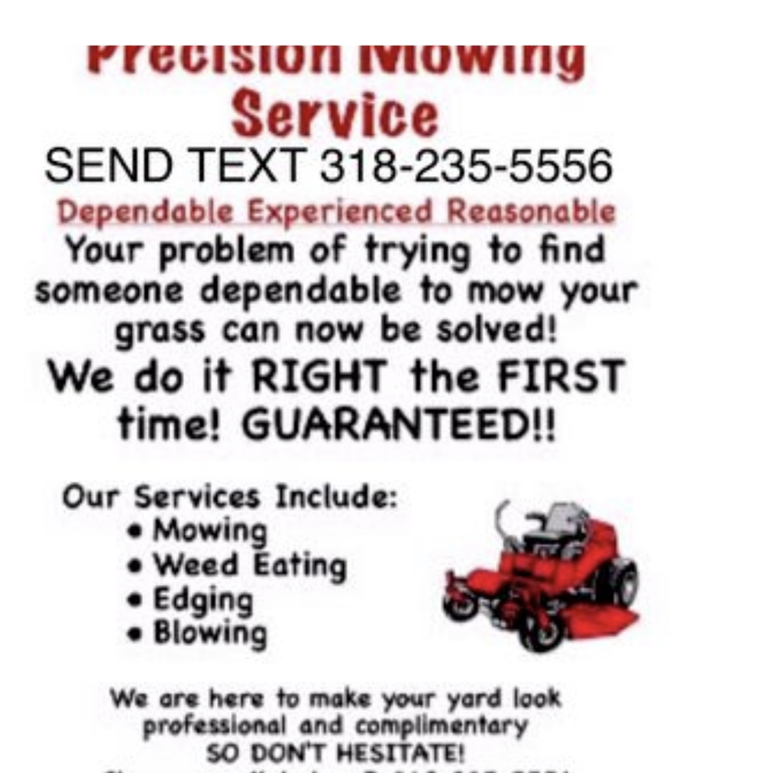 Avatar for Precision Mowing & Maintenance Services
