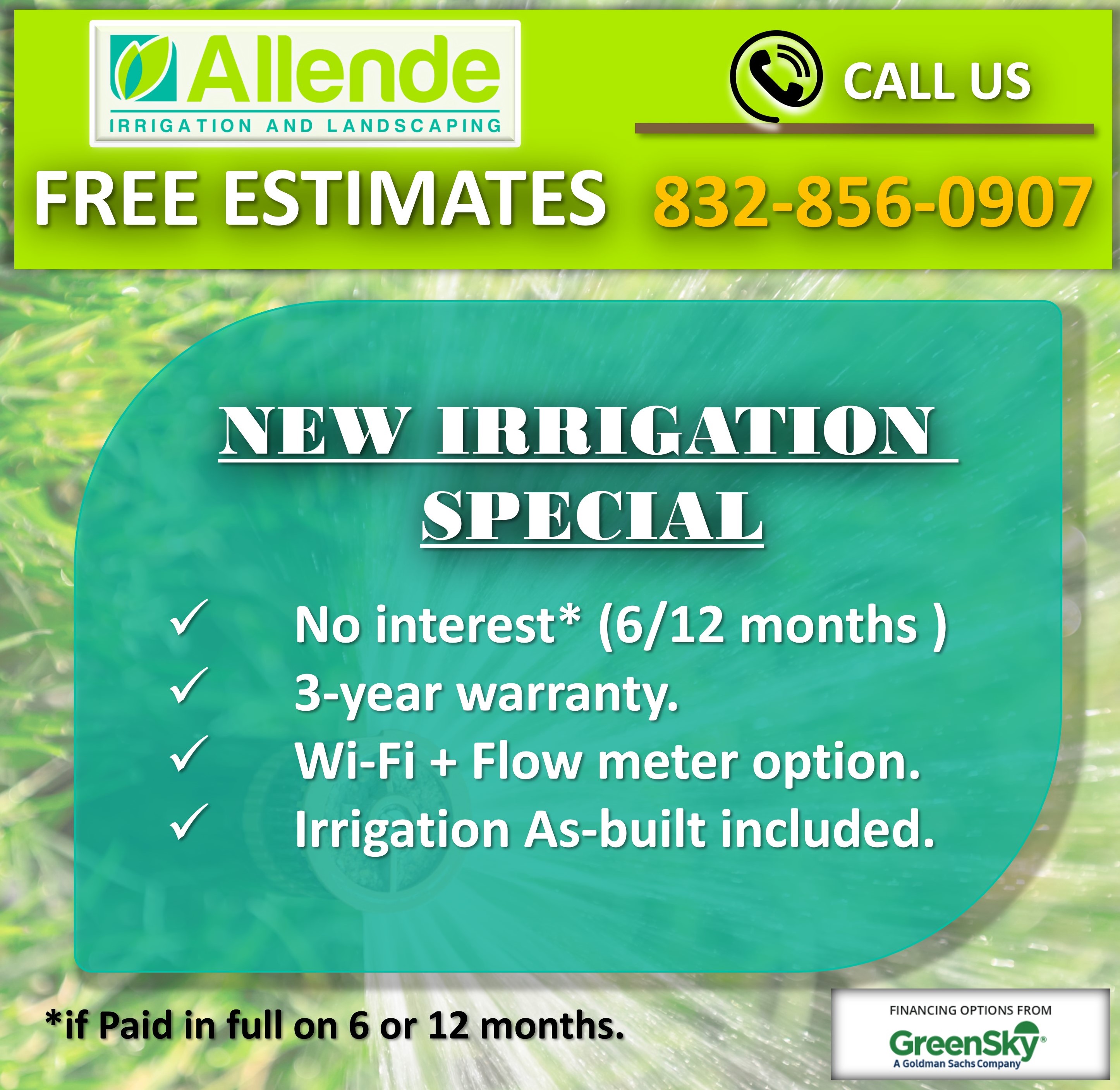 Allende Irrigation and Landscaping Reviews Katy, TX Angi