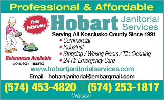 Hobart Janitorial Services logo