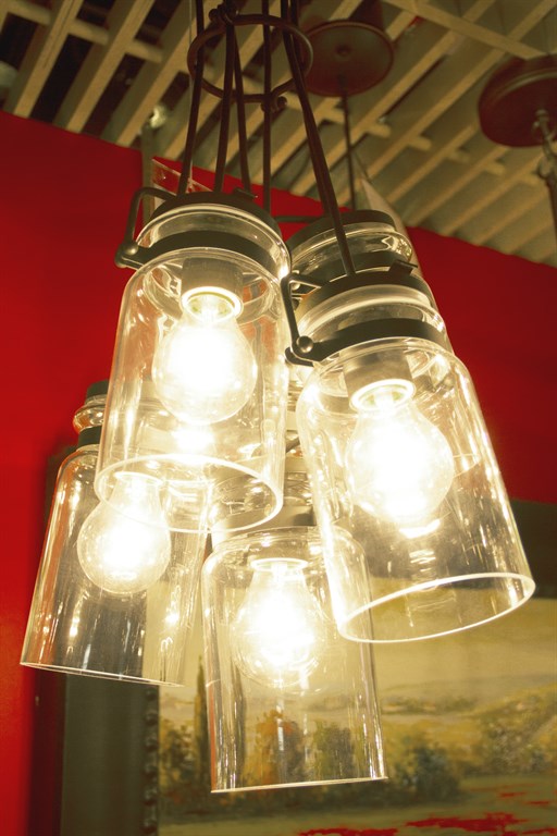 Jar Chandelier