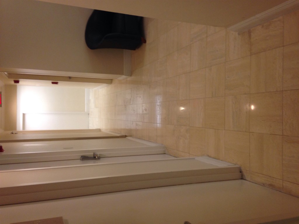 Travertine floor after pic