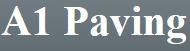 A-1 Paving, Tar and Chip, and Seal Coating logo