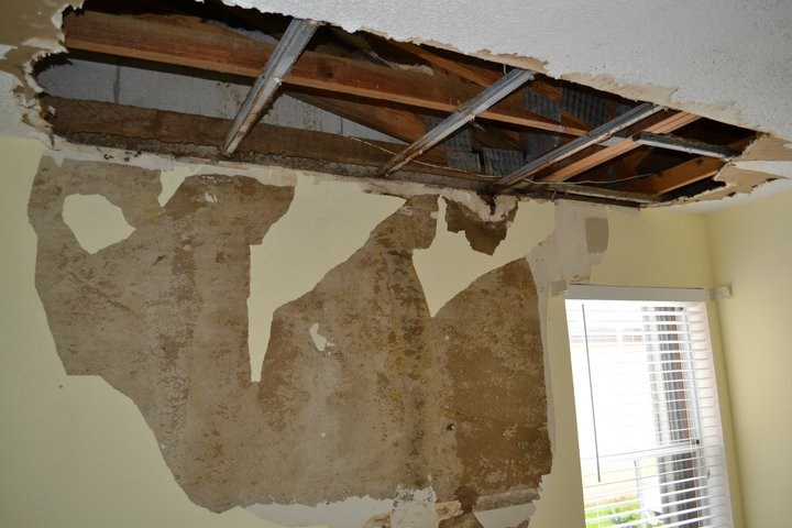 Roof Leak Damage