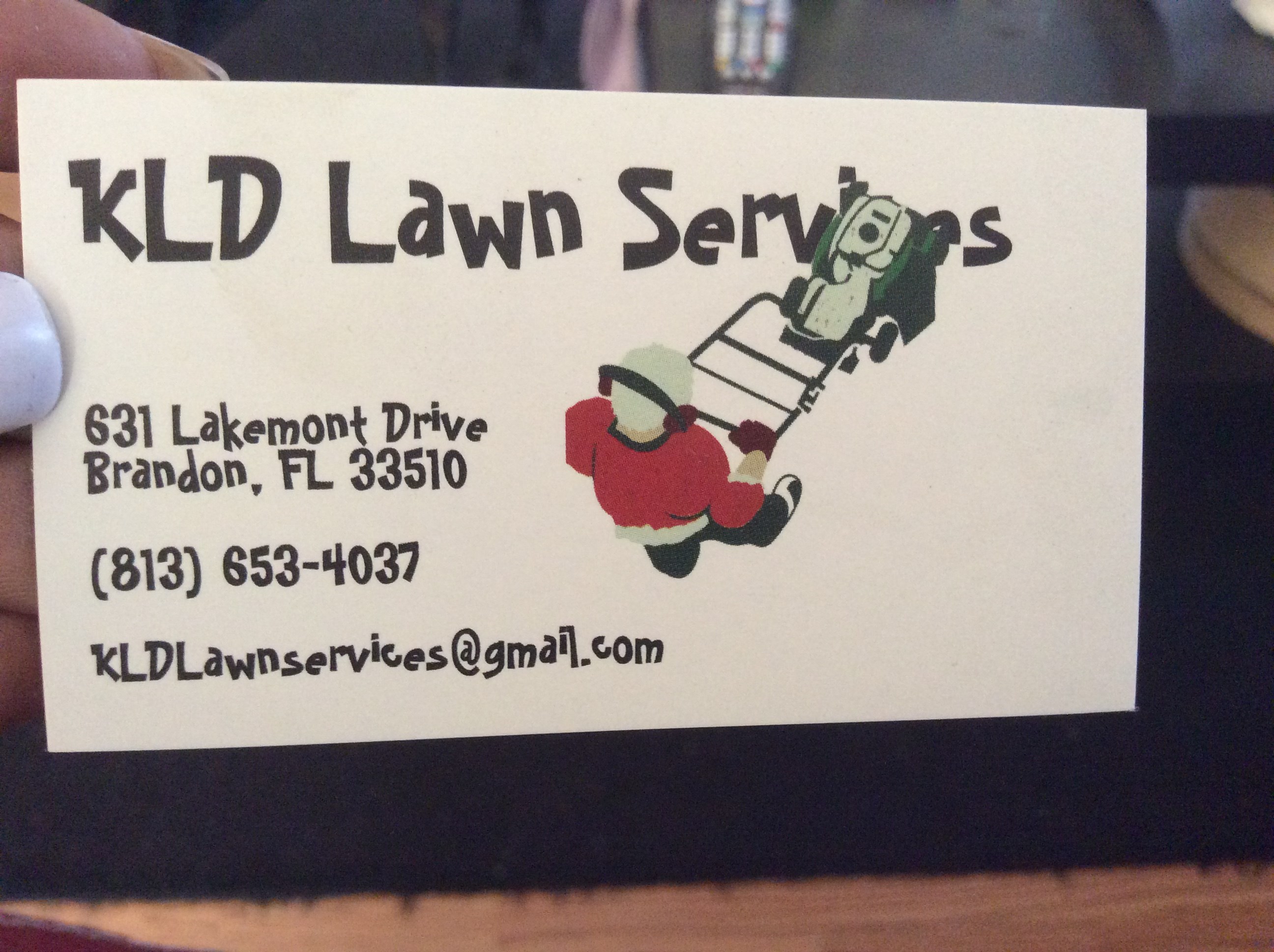 KLD Lawn services logo
