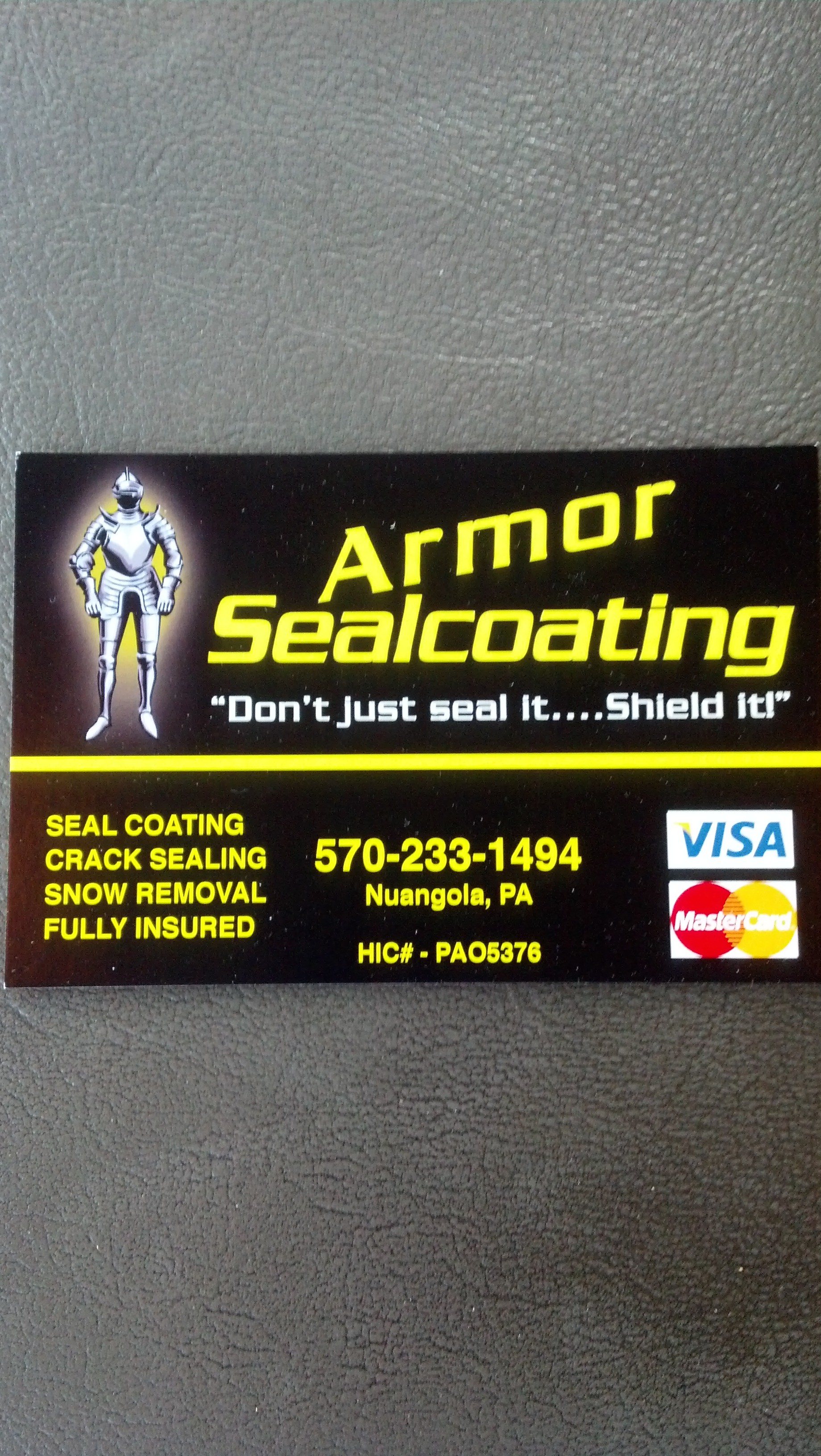 Armor Sealcoating logo