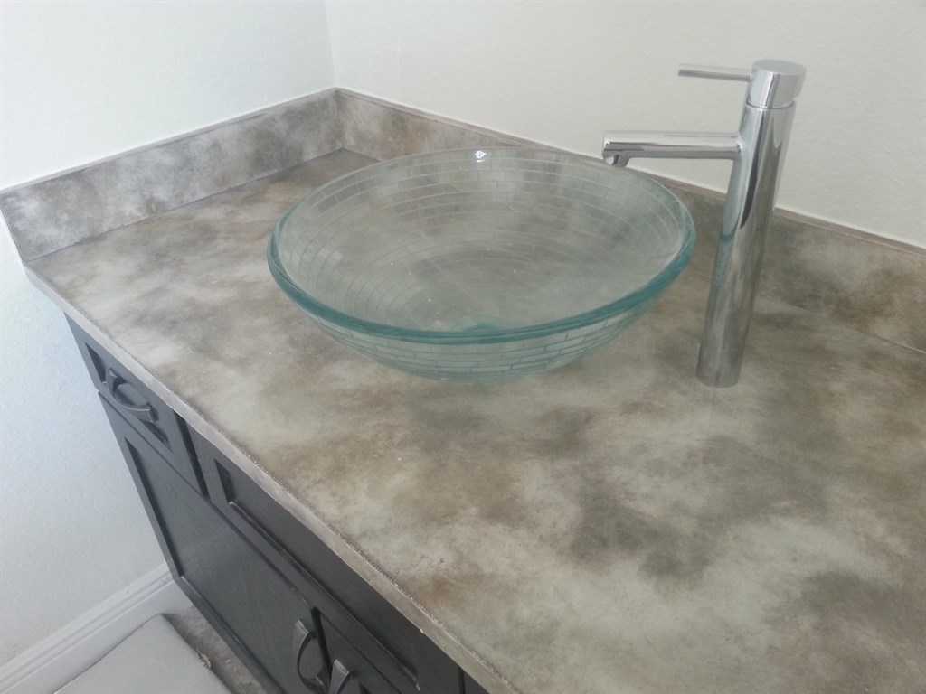 Concrete vanities