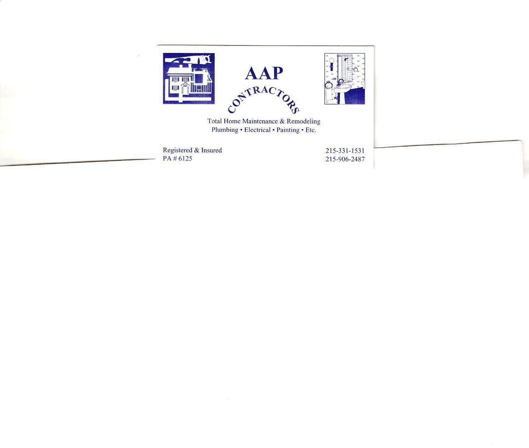 AAP Contracting & Handyman Services logo