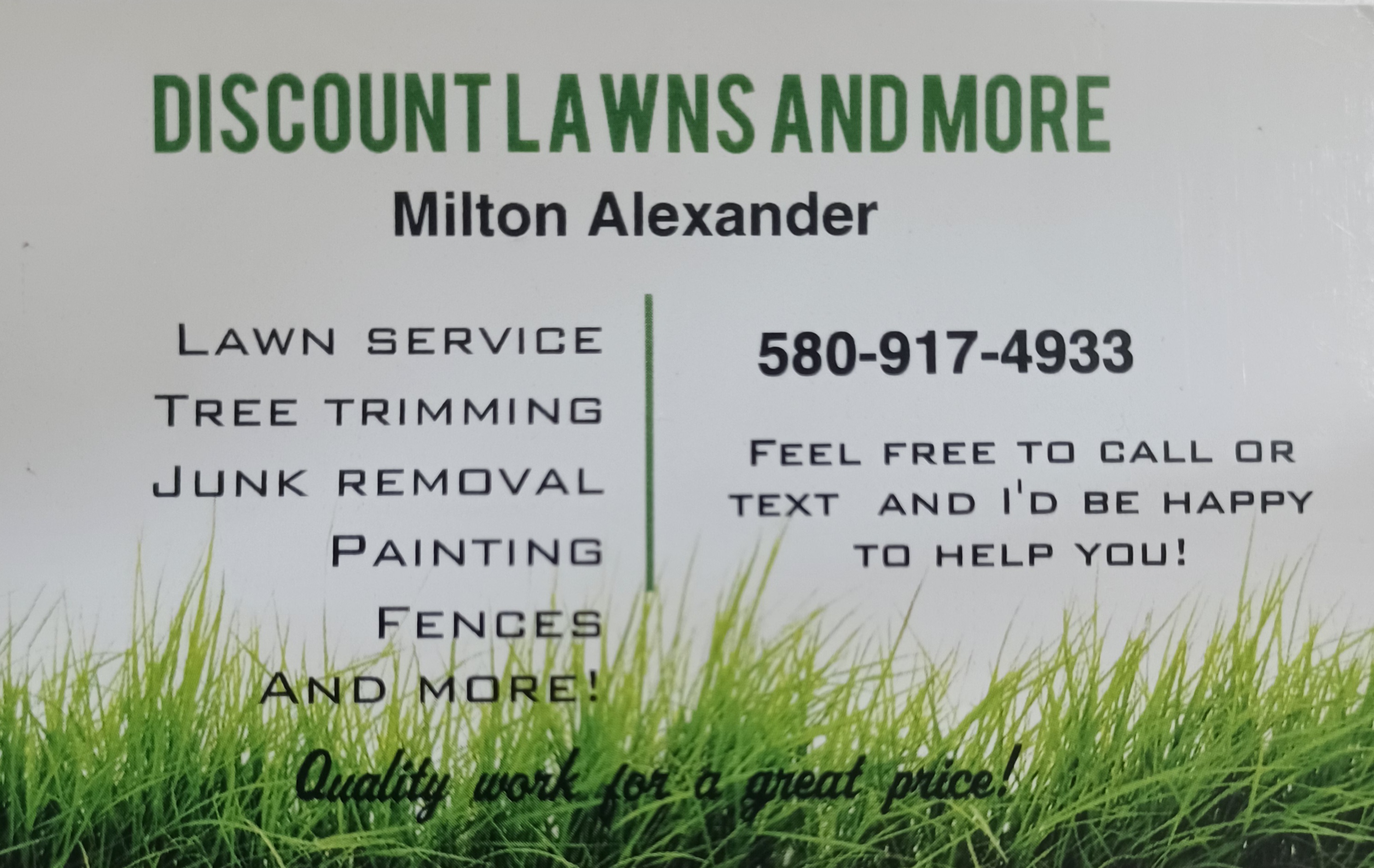 Avatar for Discount Lawns and More