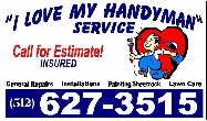 Logo for I LOVE MY HANDYMAN