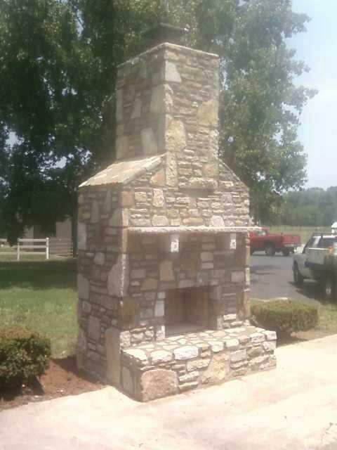 Outdoor Fireplace