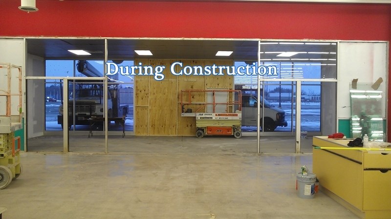 Front Entrance During Our Work