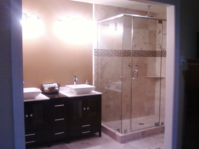 Contemporary with Travertine