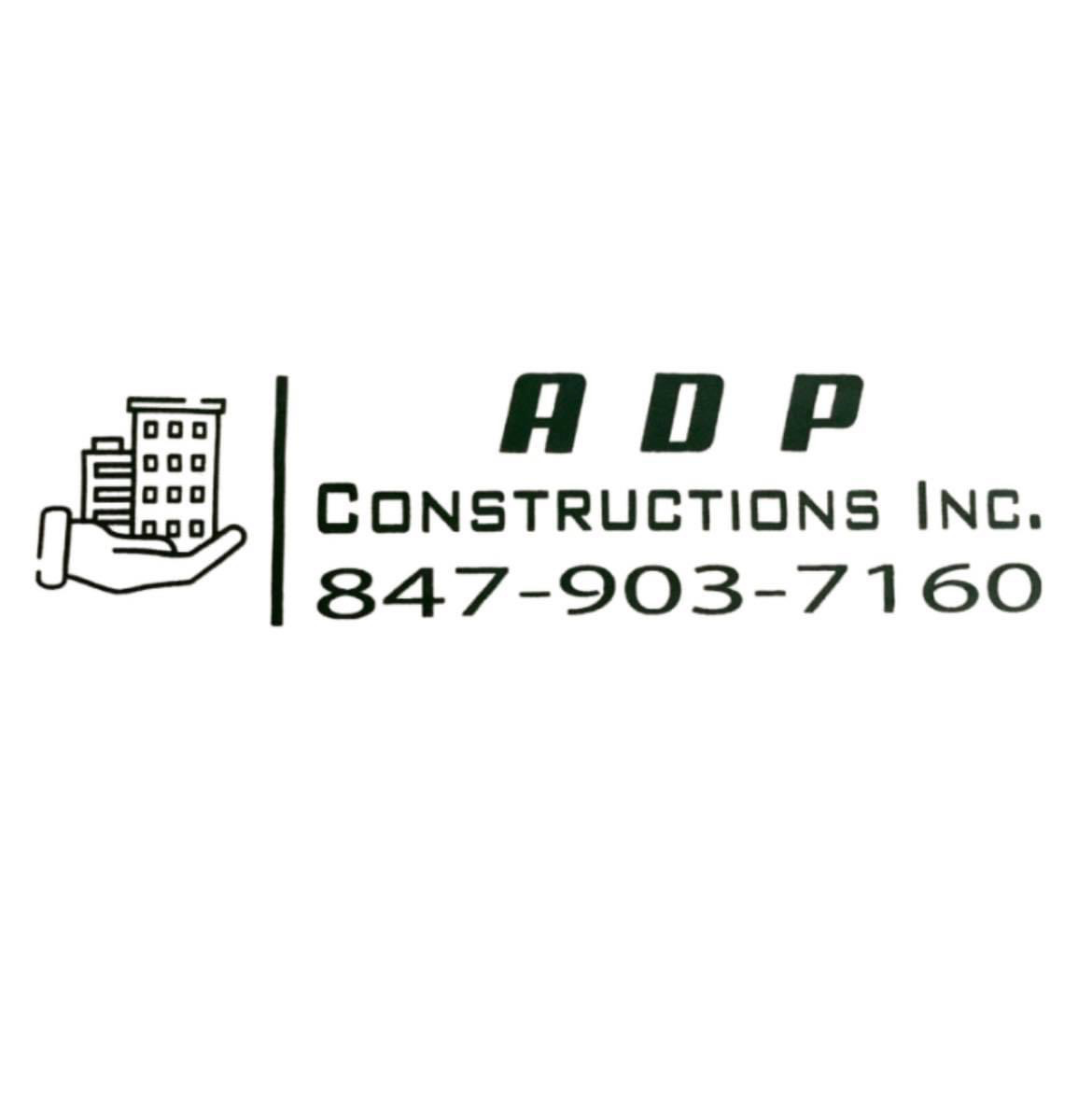 Logo for ADP Constructions INC.