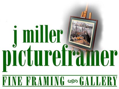 Logo for J Miller, Pictureframer