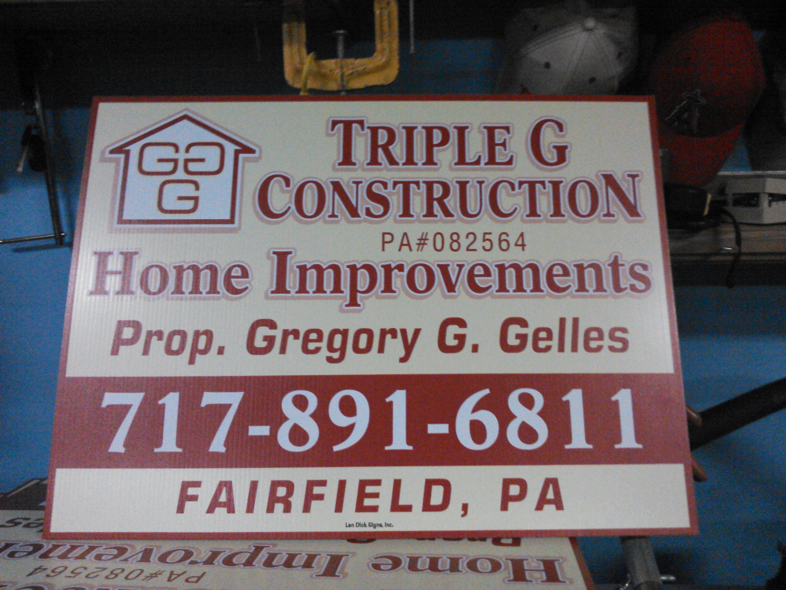 Triple G Construction logo