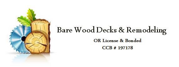 Logo for Bare Wood Decks & Remodeling, LLC