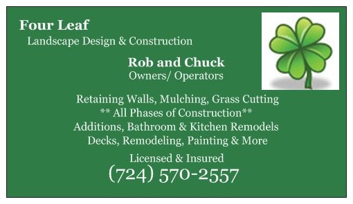 Four Leaf Landscape Design & Construction logo