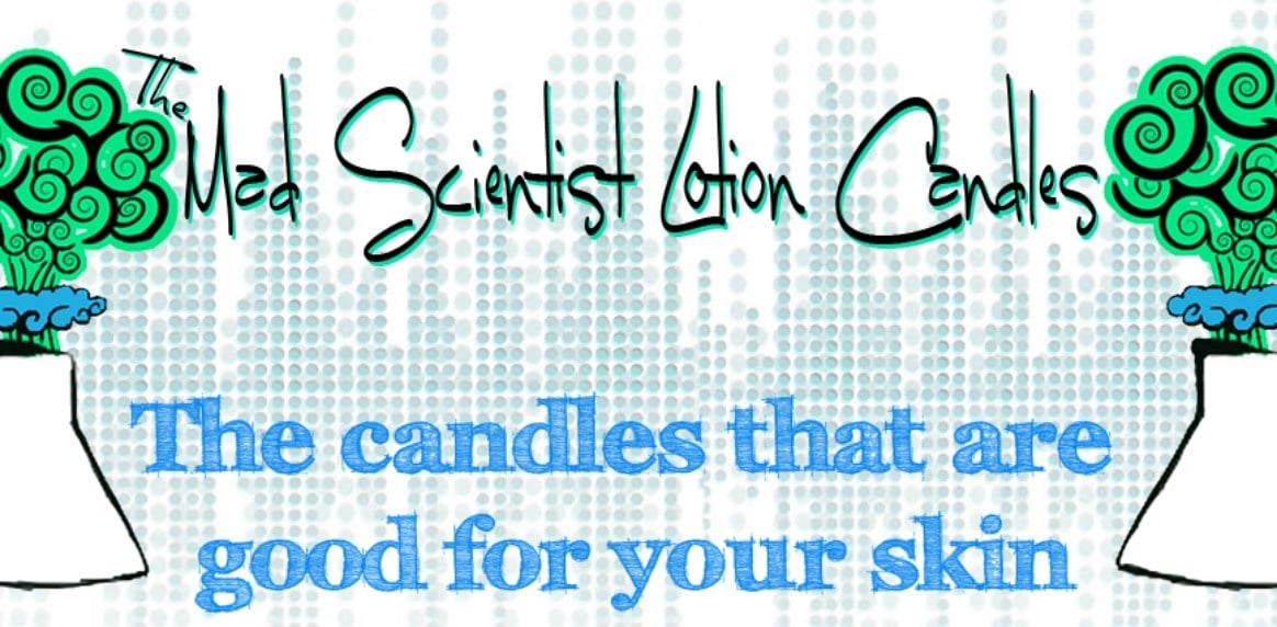 The Mad Scientist Lotion Candles logo