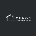 M H & SON CONSTRUCTION logo