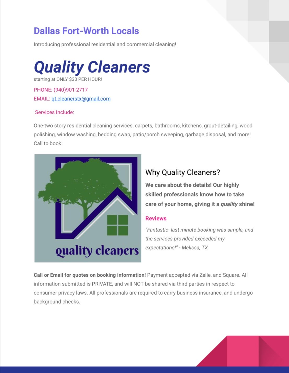 Avatar for Quality Cleaners