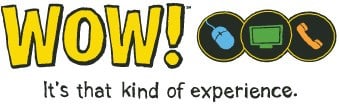 WOW! Internet, Cable and Phone logo