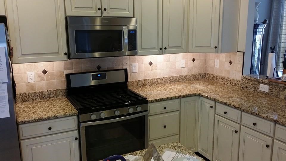 new tile backsplash