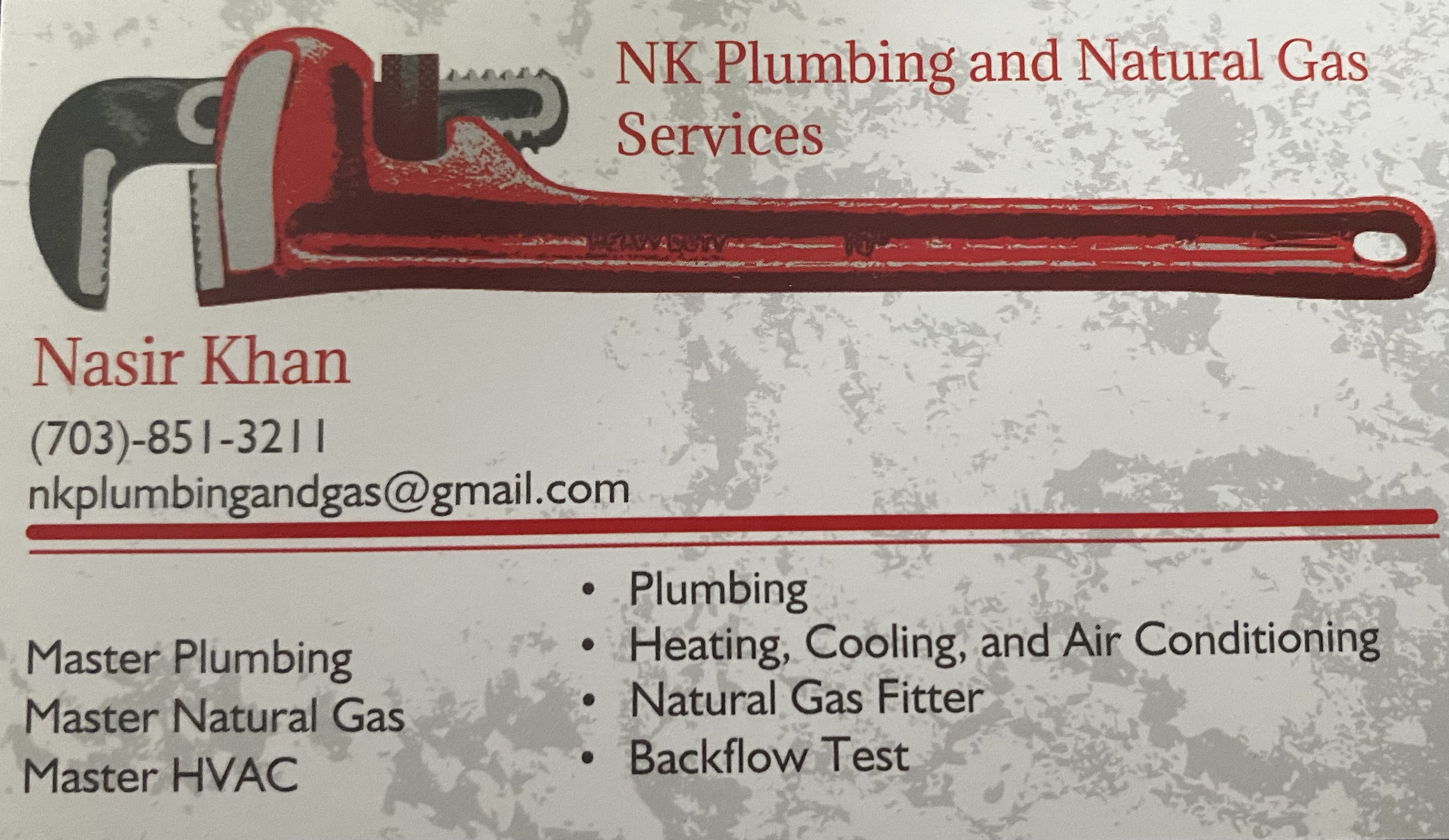 NK Plumbing and Natural Gas Services logo