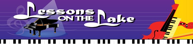 Logo for LESSONS ON THE LAKE MUSIC ARTS ACADEMY
