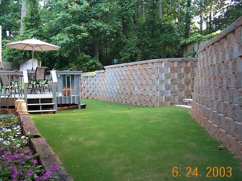Residential Retaining Wall Construction