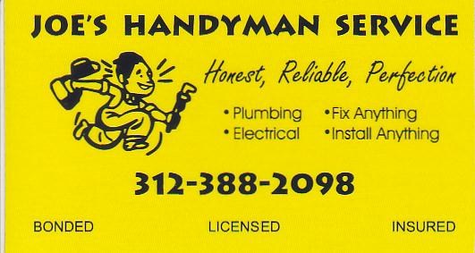 Logo for Joe's Handyman Service Inc