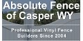 Absolute Fence of Casper WY logo