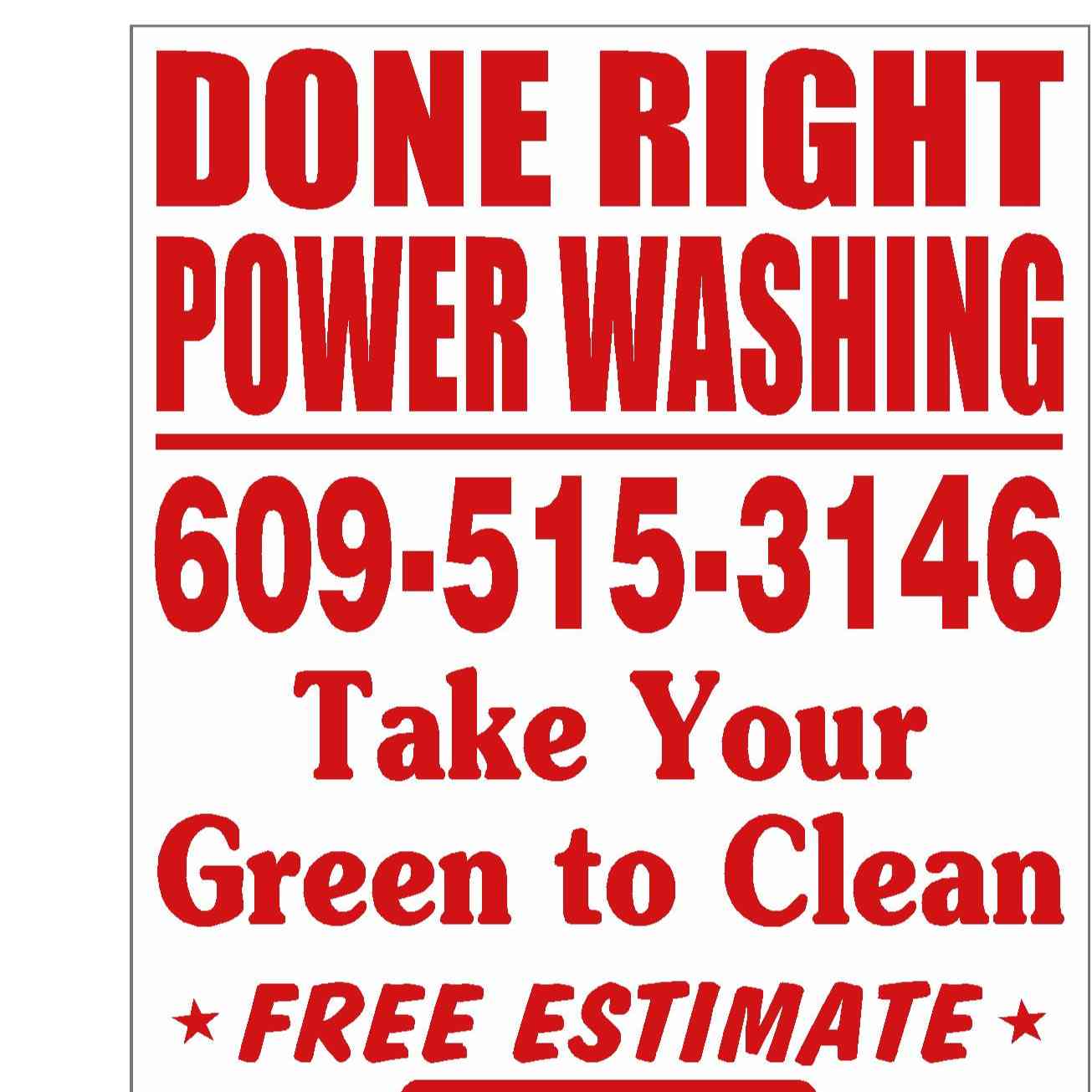 Avatar for Done Right Powerwashing