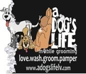 Logo for A Dogs Life Mobile Grooming, LLC