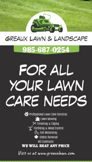 Avatar for Greaux Lawn and Landscape