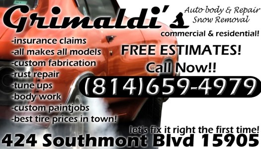 Grimaldi's Auto Body, Repair, and Snow Removal logo