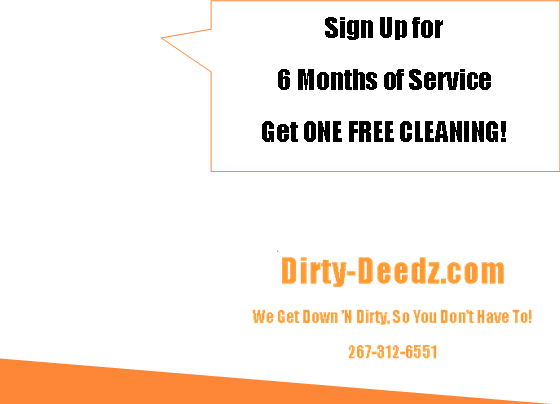 Buy 6 Months-Get ONE FREE CLEANING!