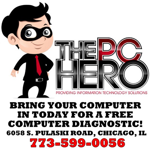 The PC Hero logo