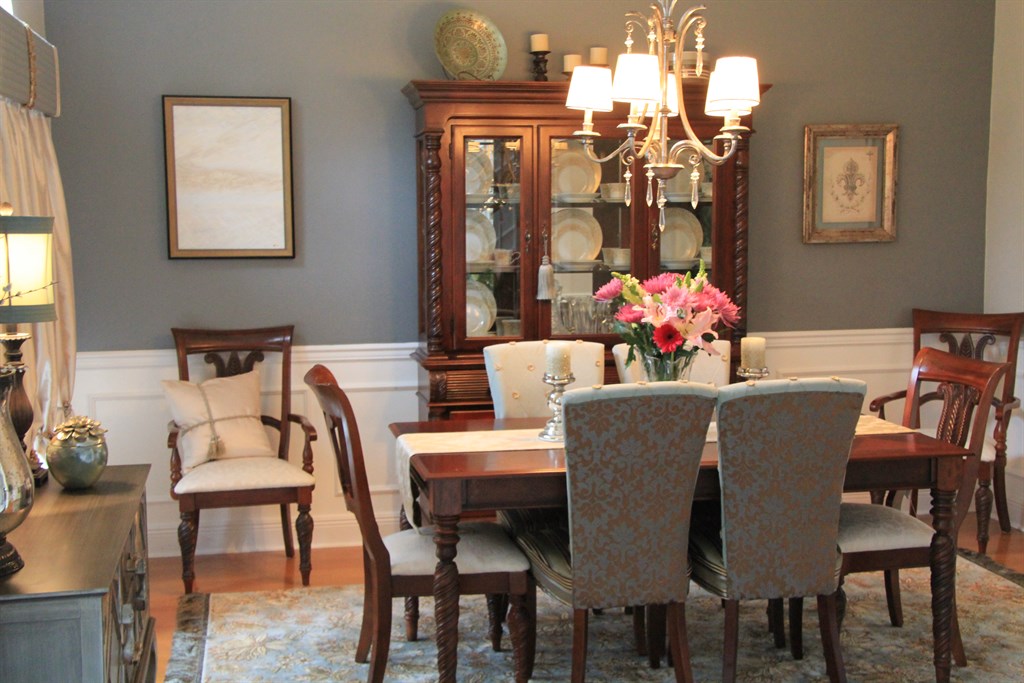 Interior Decorated Dining Room 