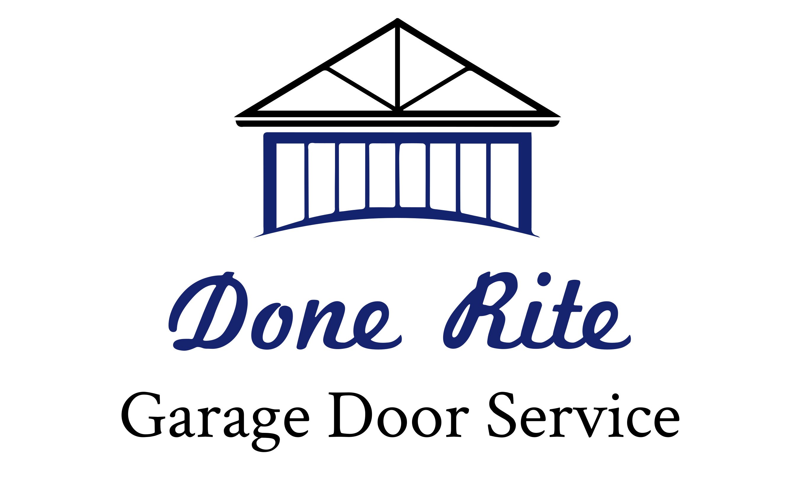 Done Rite Garage Door Service logo