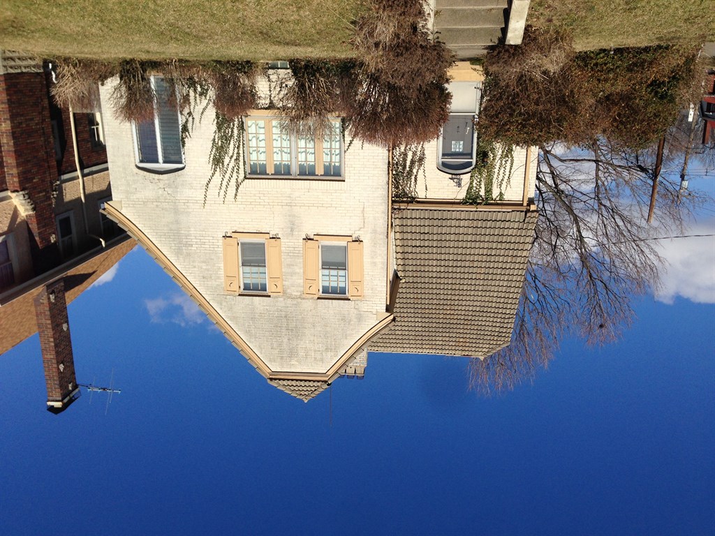 Exterior before