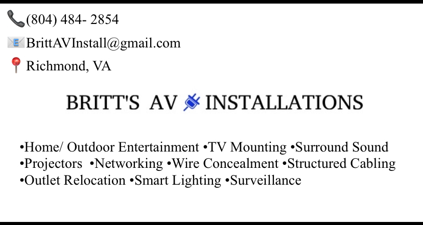 Avatar for Britt’s AV Installations